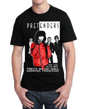 the pretenders black tshirt