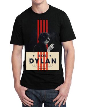 bob dylan black tshirt