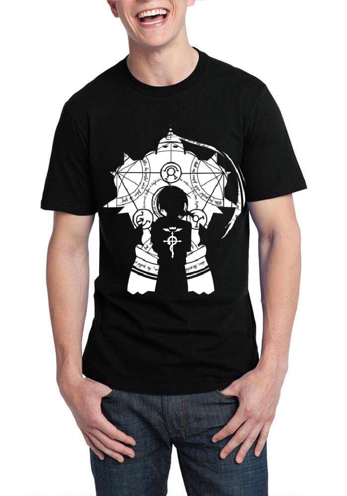 hykleri Vil have missil Full Metal Alchemist Black T-Shirt - Supreme Shirts