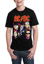AC DC band Black Tshirt