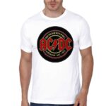 AC DC White T shirt