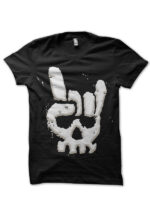 bike rock skull black tshirt