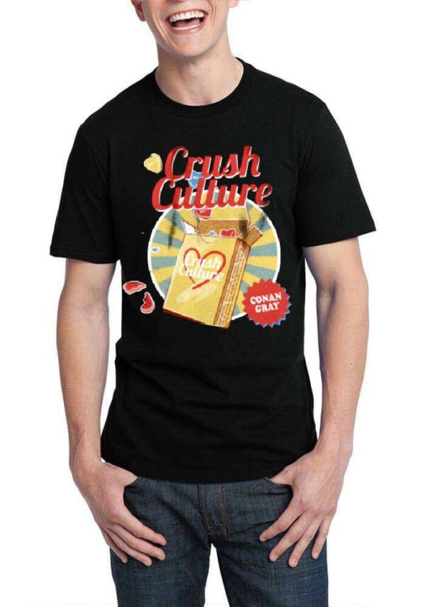 crush culture black tshirt