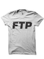 fuck the population FTP white tshirt