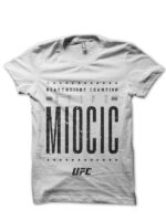 stipe UFC white tshirt