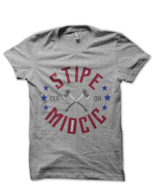 stipe miocic grey tshirt