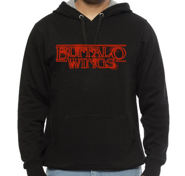 Buffalo Wings Black Hoodie