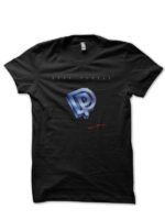 Deep Purple Black Half Sleeve T-Shirt