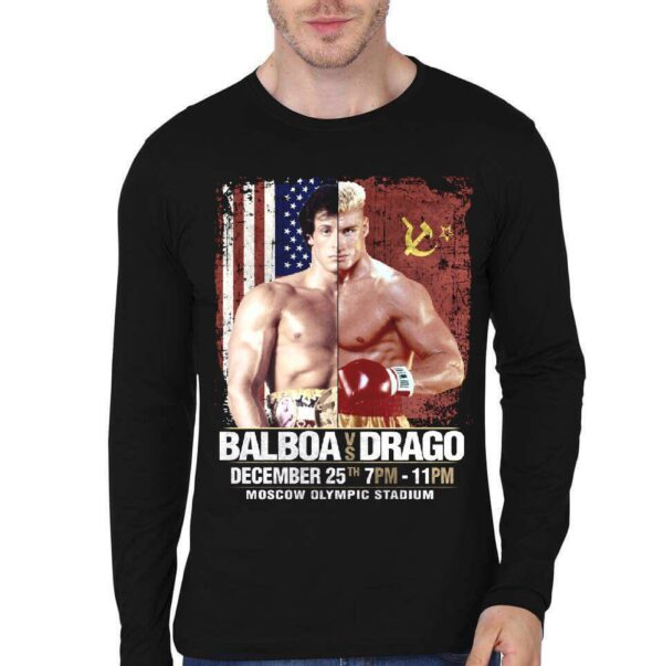 balboa vs drago t-shirt