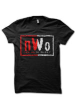 Nwo Black Half Sleeve T-Shirt