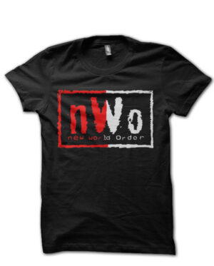 Nwo Black Half Sleeve T-Shirt