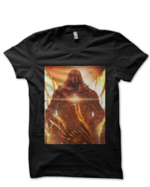 godzillla black tshirt