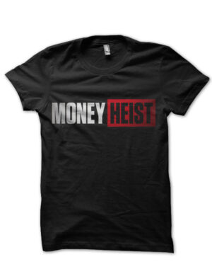 money heist black tshirt
