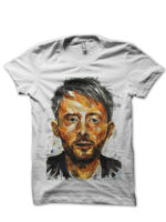 radiohead white tee