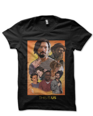 this is us tv show black tshirt