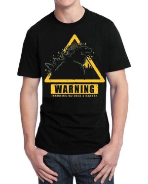 godzilla black tshirt