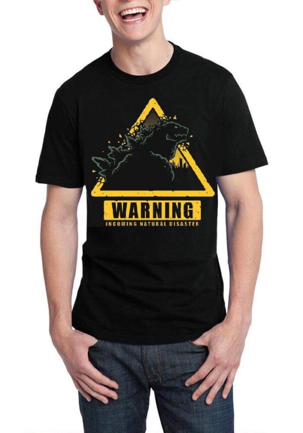 godzilla black tshirt