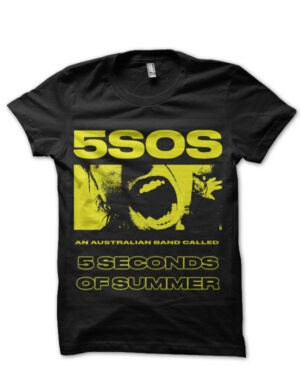 5sos black tshirt