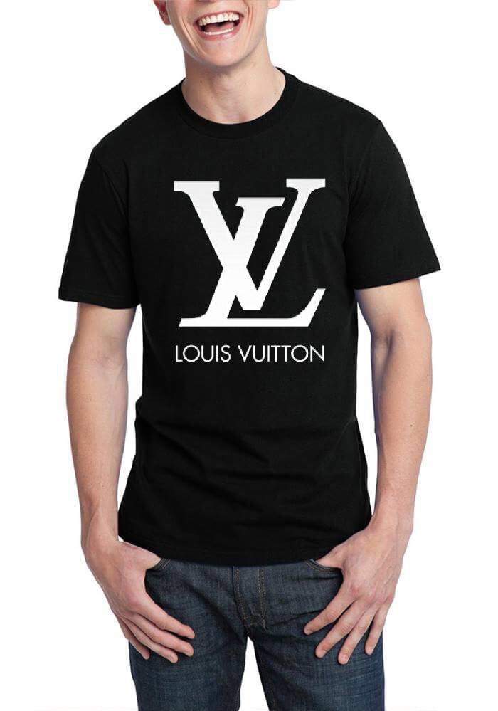 Áo Nam Louis Vuitton Stripe Accent Monogram TShirt Black 1AB7I6  LUXITY