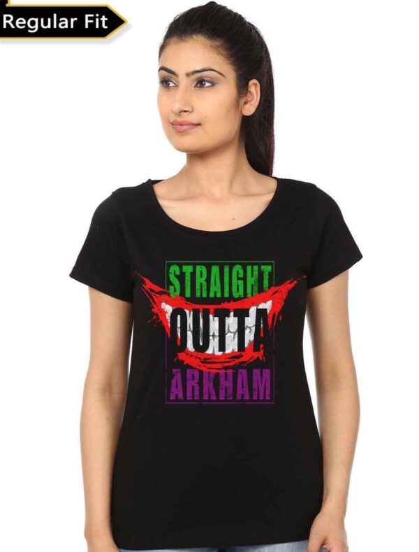 straight outta arkham tshirt