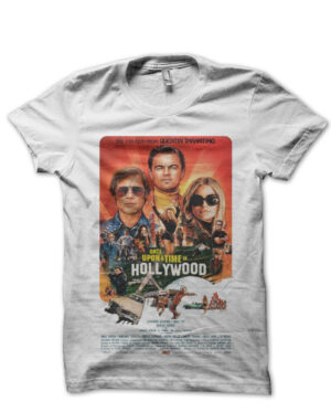once upon a time in hollywood white tshirt
