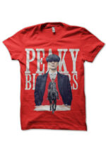 peaky blinders red tshirt