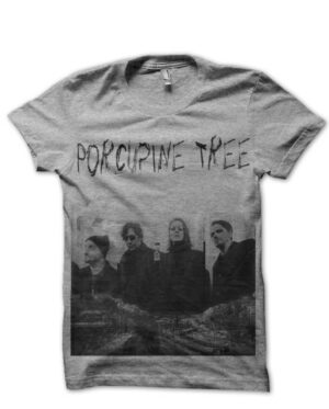 porcupine tree grey tshirt