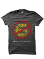 ready player one charcoal grey tshirt