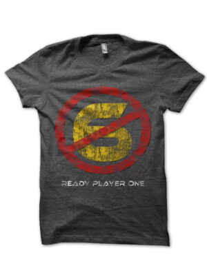 ready player one charcoal grey tshirt