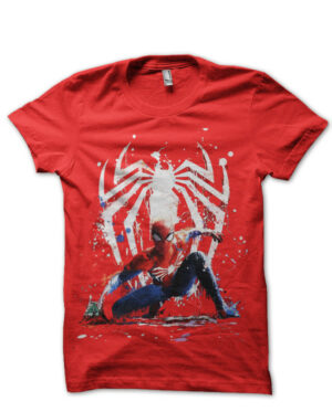 spiderman red tshirt