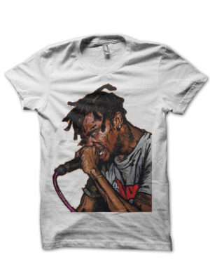 travis scott white tshirt 1