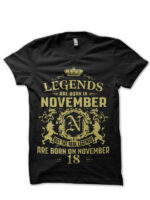 18 November black tshirt