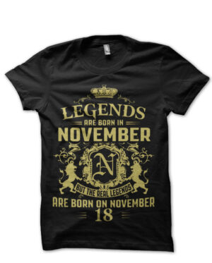 18 November black tshirt