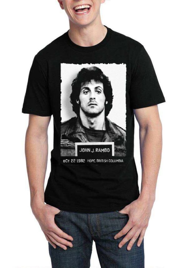John Rambo Black T-Shirt