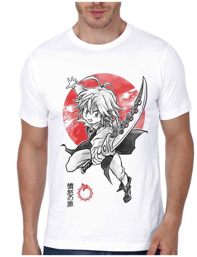 Seven Deadly Sins White T Shirt Supreme Shirts