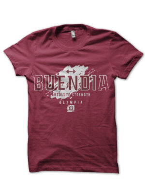 Jeremy Buendia Maroon T-Shirt