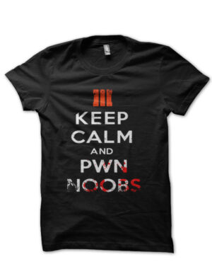 Pwn Noobs Black Half Sleeve T-Shirt