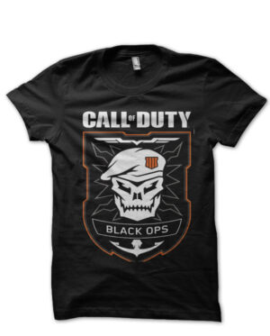 Call of Duty Black Half Sleeve T-Shirt