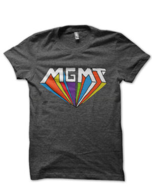 mgmt charcoal grey tshirt