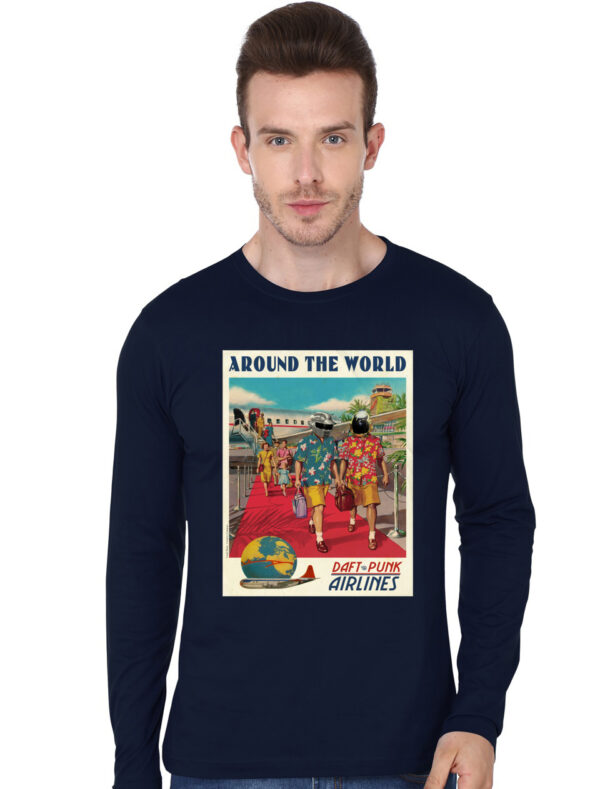 Around the world Full Sleeve T-Shirt