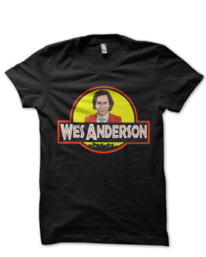 wes anderson black tshirt 2