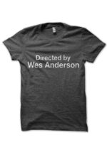 wes anderson charcoal grey tshirt