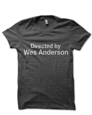 wes anderson charcoal grey tshirt