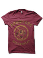 wes anderson maroon tshirt