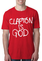eric clapton red tshirt