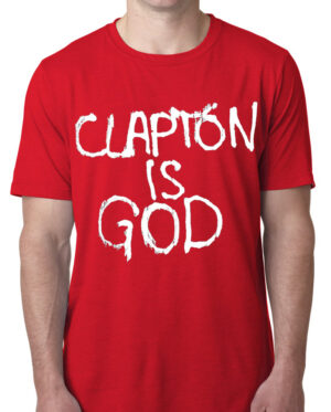 eric clapton red tshirt