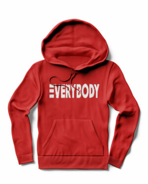logic everybody red hoodie