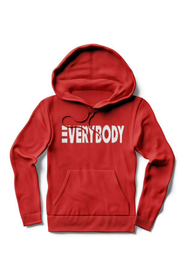 logic everybody red hoodie