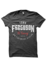 tony ferguson ufc charcoal grey tshirt