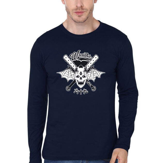 Wraiths Navy Blue Full Sleeve T-Shirt